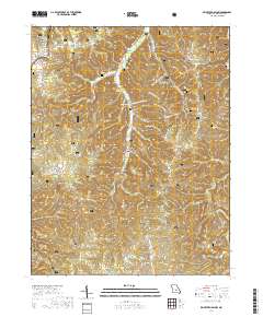 Kaintuck Hollow 2017 topographic map thumbnail