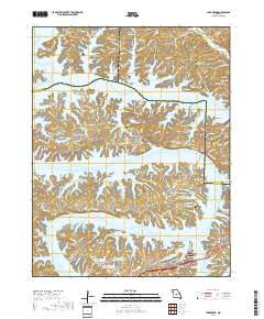 Lake Ozark 2017 topographic map thumbnail