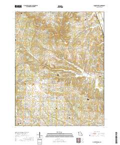 Luckett Ridge 2017 topographic map thumbnail