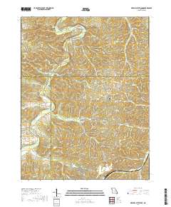 Meramec State Park 2017 topographic map thumbnail
