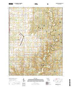 Millersburg SW 2017 topographic map thumbnail