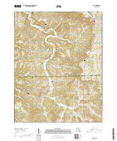 Vichy 2017 topographic map thumbnail