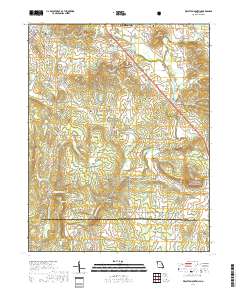 Wachita Mountain 2017 topographic map thumbnail