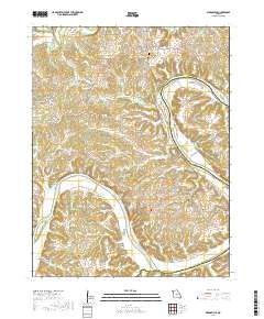 Wardsville 2017 topographic map thumbnail