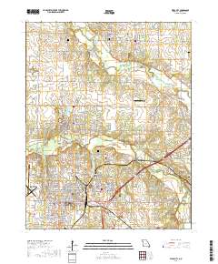 Webb City 2017 topographic map thumbnail