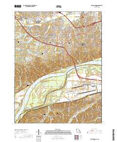Weldon Spring 2017 topographic map thumbnail