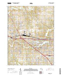 Wentzville 2017 topographic map thumbnail