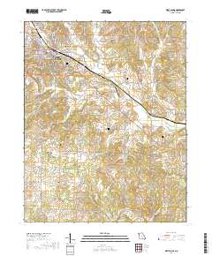 West Plains 2017 topographic map thumbnail