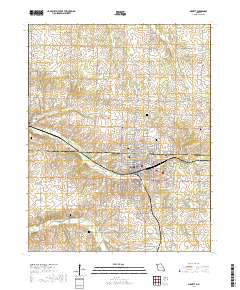 Monett 2017 topographic map thumbnail