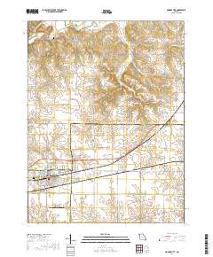 Monroe City 2017 topographic map thumbnail