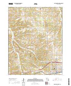Mountain Grove North 2017 topographic map thumbnail