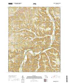 Nagogami Lodge 2017 topographic map thumbnail