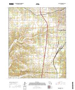 Neosho West 2017 topographic map thumbnail