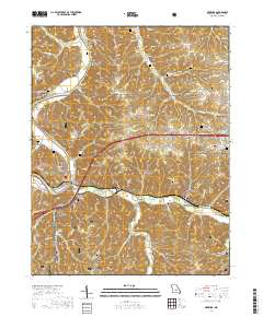 Newburg 2017 topographic map thumbnail