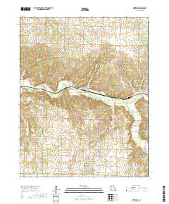 Newtonia 2017 topographic map thumbnail