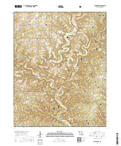 Nichols Knob 2017 topographic map thumbnail