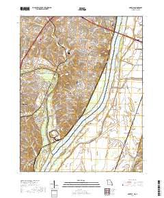 Oakville 2017 topographic map thumbnail