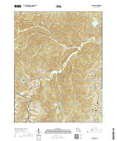 Old Mines 2017 topographic map thumbnail