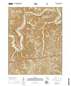 Ozark Springs 2017 topographic map thumbnail