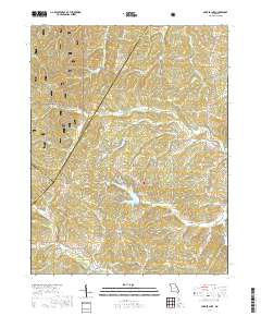 Parker Lake 2017 topographic map thumbnail