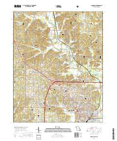 Poplar Bluff 2017 topographic map thumbnail
