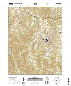 Potosi 2017 topographic map thumbnail