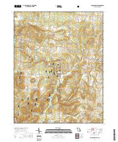 Rhodes Mountain 2017 topographic map thumbnail