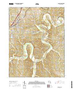Saint Clair 2017 topographic map thumbnail