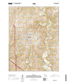 Savannah 2017 topographic map thumbnail