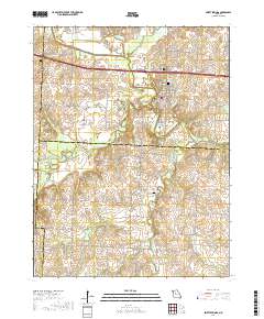 Sweet Springs 2017 topographic map thumbnail