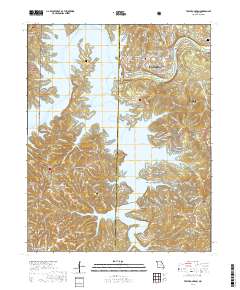 Table Rock Dam 2017 topographic map thumbnail