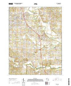 Troy 2017 topographic map thumbnail