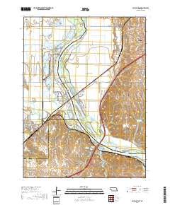 Ashland East 2017 topographic map thumbnail