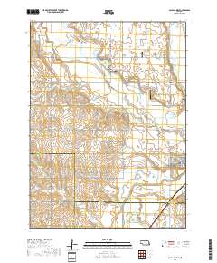 Ashland West 2017 topographic map thumbnail