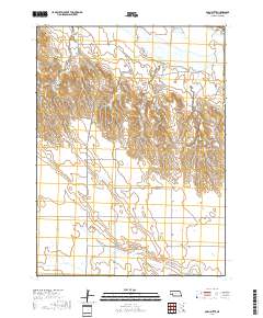 Barn Butte 2017 topographic map thumbnail