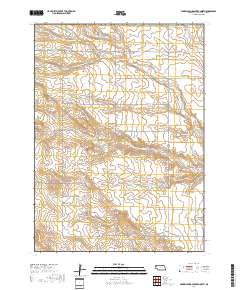 Barrel Springs Creek North 2017 topographic map thumbnail