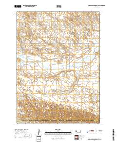 Barrel Springs Creek South 2017 topographic map thumbnail