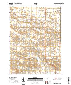 Bennett Reservoir West 2017 topographic map thumbnail