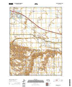 Bertrand NW 2017 topographic map thumbnail