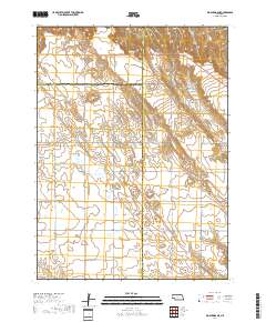 Big Springs NE 2017 topographic map thumbnail
