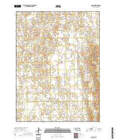 Brady NE 2017 topographic map thumbnail