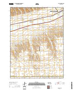 Brule SE 2017 topographic map thumbnail