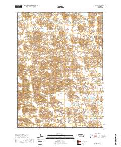 Bruner Lake 2017 topographic map thumbnail