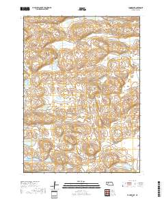 Bunner Lake 2017 topographic map thumbnail