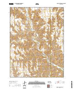 Burger Canyon East 2017 topographic map thumbnail