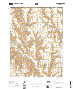 Burger Canyon West 2017 topographic map thumbnail