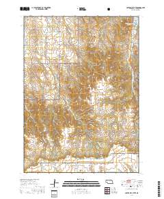 Coffee Mill Butte 2017 topographic map thumbnail