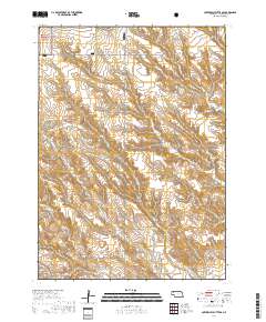 Coffee Mill Butte SE 2017 topographic map thumbnail