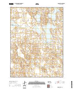Crescent Lake 2017 topographic map thumbnail
