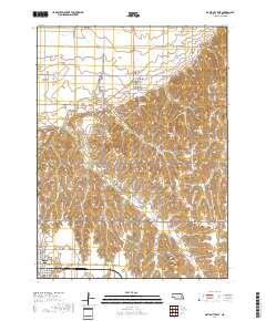 David City East 2017 topographic map thumbnail